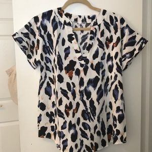 Two Animal Print Blouses